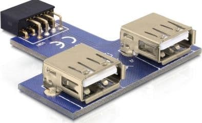 Delock USB Pinheader - USB-adapter (hona) till USB (hona)