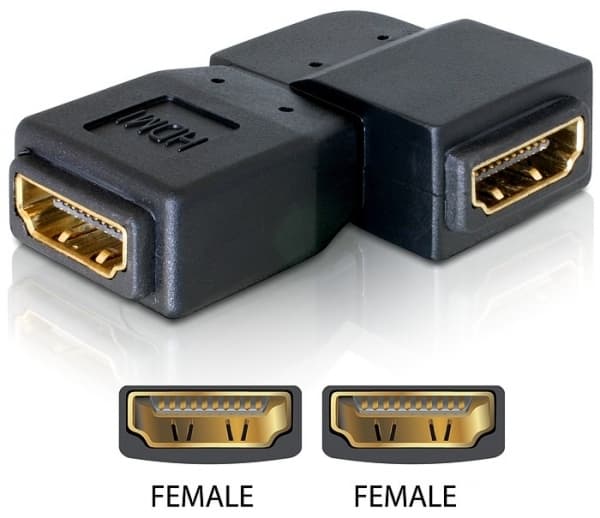 Delock - HDMI-adapter - HDMI hunn til HDMI hunn
