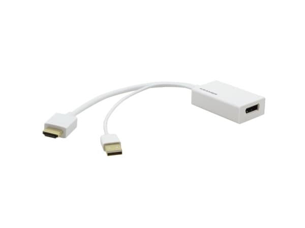 Kramer ADC-HM/DPF - Video adapter - DisplayPort hunn til HDMI, USB (kun strøm) hann