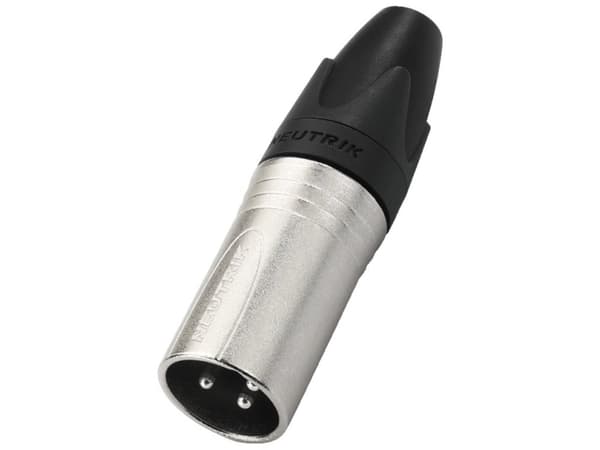 Neutrik NC3MXX XLR-stik Stik, lige Poltal: 3 Sølv 1 stk