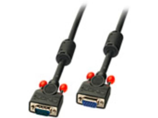 Lindy 36394, 3 m, VGA (D-Sub), VGA (D-Sub), Hanstik, Hunstik, musta