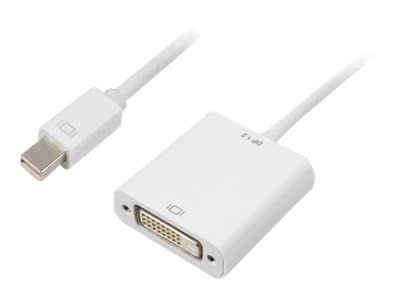 Sharkoon - Videokort - Mini DisplayPort (hane) till DVI-D (hona) - DisplayPort 1.2 - 15 cm - vit