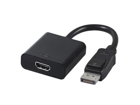 Cablexpert - Video adapter - DisplayPort hann til HDMI hunn - 10 cm - svart