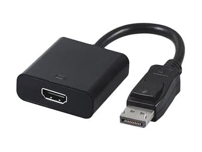 Cablexpert - Video adapter - DisplayPort hann til HDMI hunn - 10 cm - svart