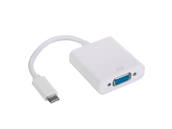 Akyga - Video adapter - 24 pin USB-C hann til HD-15 (VGA) hunn - 15 cm