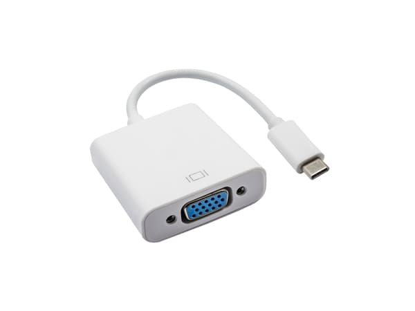 Akyga - Video adapter - 24 pin USB-C hann til HD-15 (VGA) hunn - 15 cm
