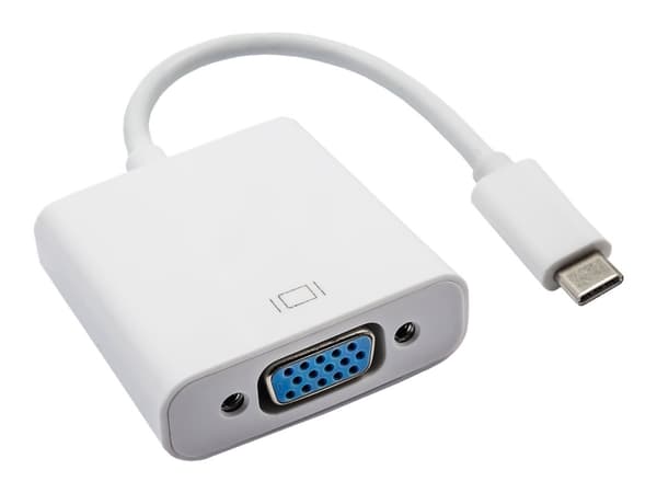 Akyga - Video adapter - 24 pin USB-C hann til HD-15 (VGA) hunn - 15 cm