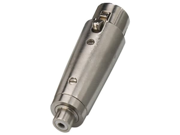Monacor NTA-115, XLR, RCA, Nickel