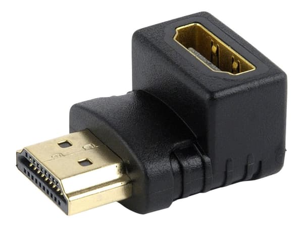 Cablexpert - HDMI-adapter - HDMI hann til HDMI hunn nedvinklet - vinklet
