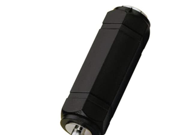 Monacor HA-36, 3,5 mm, 6,3 mm, Sort