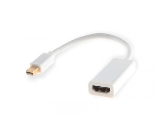 AV adapter Elmak DisplayPort Mini - HDMI 0.2m white (SAVIO CL-57)