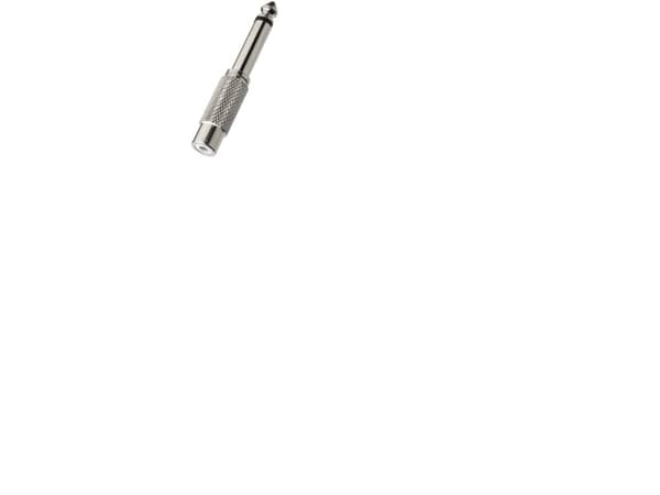 Monacor NTA-175M, 6.3 mm, RCA, Metallinen