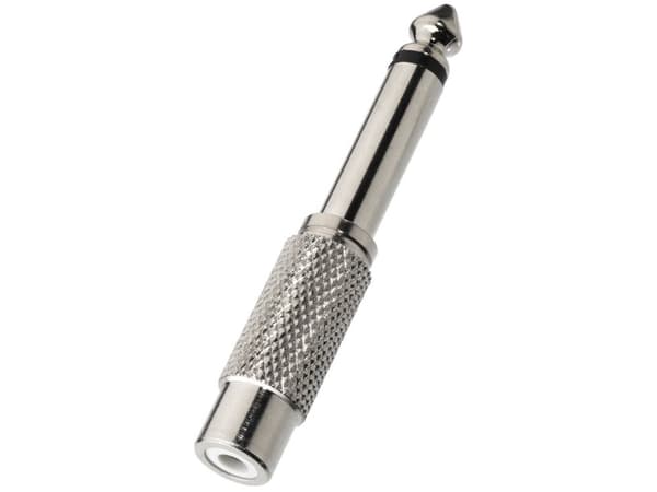 Monacor NTA-175M, 6.3 mm, RCA, Metallinen