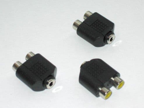 Tilpass AV LechPol Rozgal. Jekk 3,5 gn/2 RCA (ZLA0311)