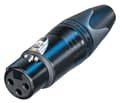 Miniatyrbild 2 av 5: Neutrik NC3FXX-BAG XLR-kontakt Kontakt, rakt Antal poler: 3 Svart 1 st