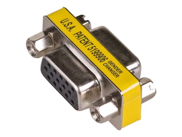 Akyga - VGA-hann-hunnveksler - HD-15 (VGA) (hunn) til HD-15 (VGA) (hunn) - sølv