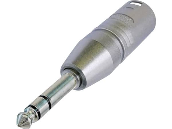 Neutrik NTR-NA3MP, XLR, 1/4", Sølv