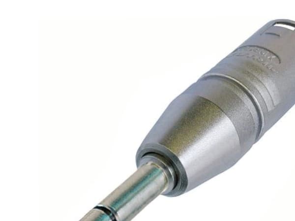 Neutrik NTR-NA3MP, XLR, 1/4", Sølv