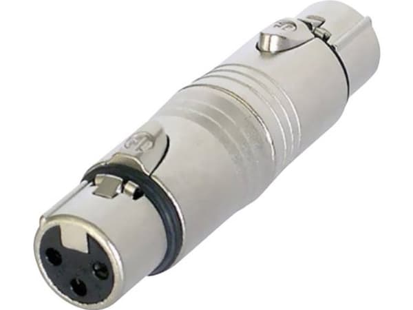 Neutrik NA3FF, XLR, XLR, Grå