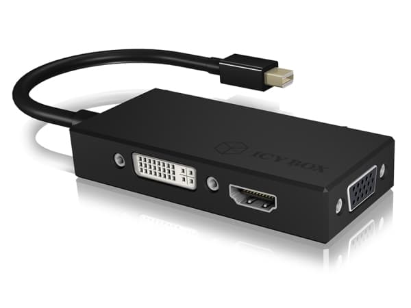 ICY BOX IB-AC1032 - Videotransformator - DisplayPort - DVI, HDMI, VGA - sortering