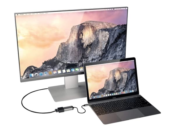 Satechi ST-TCVGAM - Videoadapteri - 24-nastainen USB-C han til HD-15 (VGA) hun - 20,3 cm - avaruuden harmaa - 1080p tuki