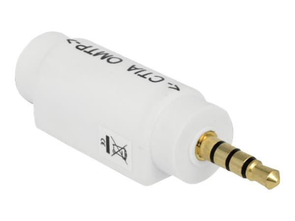 DeLOCK 65590, 3.5mm, 3.5mm, Valkoinen