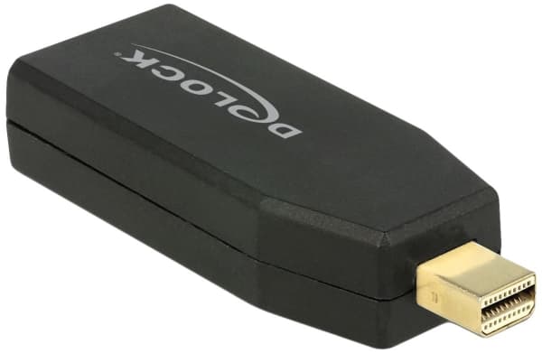 Delock - Video adapter - Mini DisplayPort hann til HDMI hunn - svart - 4K-støtte