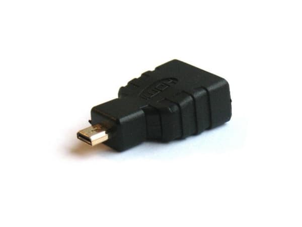 SAVIO CL-17 - HDMI-adapter - 19 pin micro HDMI Type D hann til HDMI hunn