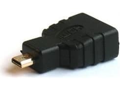 SAVIO CL-17 - HDMI-adapter - 19 pin micro HDMI Type D hann til HDMI hunn