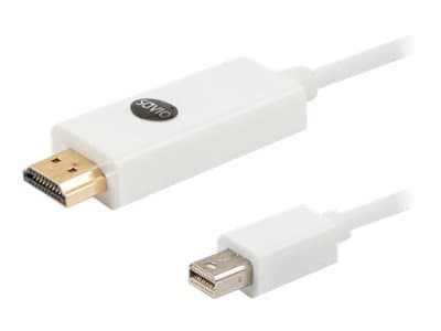 SAVIO CL-83 - Adapterkabel - Mini DisplayPort hann til HDMI hann - 1.8 m - hvit