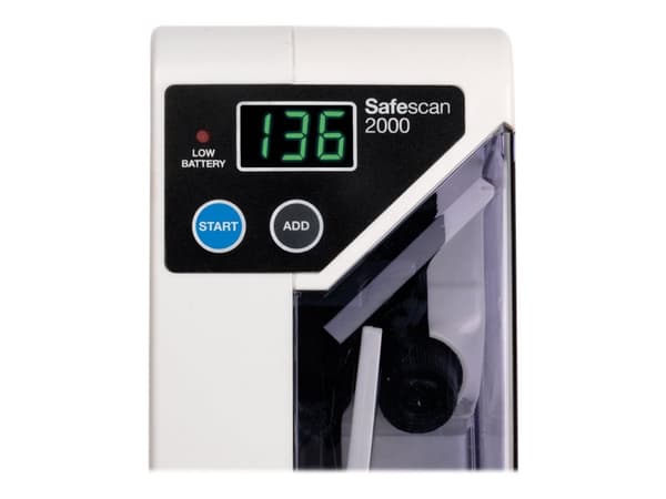 Safescan 2000 - Rahalaskuri - valkoinen