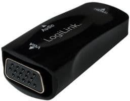 LogiLink CV0108, 1080p, Sort, AG6200, RoHS, CE, HDMI, VGA/3.5 mm