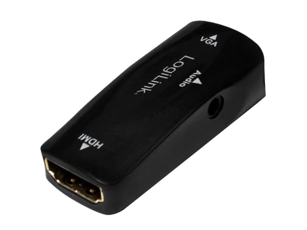 LogiLink CV0108, 1080p, Sort, AG6200, RoHS, CE, HDMI, VGA/3.5 mm