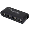 Miniatyrbild 5 av 5: LogiLink USB 2.0 Hub 4-Port - Hubb - 4 x USB 2.0 - skrivbordsmodell