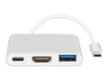 Miniatyrbild 3 av 5: Maclean MCTV-840 - Videokort - 24 pin USB-C hane till HDMI, USB typ A, 24 pin USB-C