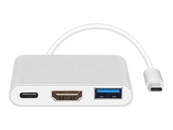 Maclean MCTV-840 - Videokort - 24 pin USB-C hane till HDMI, USB typ A, 24 pin USB-C