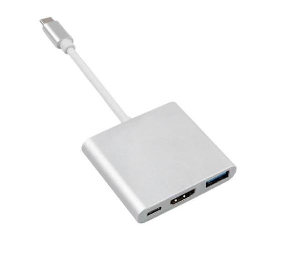 Maclean MCTV-840 - Videokort - 24 pin USB-C hane till HDMI, USB typ A, 24 pin USB-C