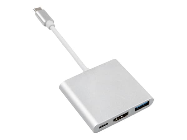 Maclean MCTV-840 - Videokort - 24 pin USB-C hane till HDMI, USB typ A, 24 pin USB-C