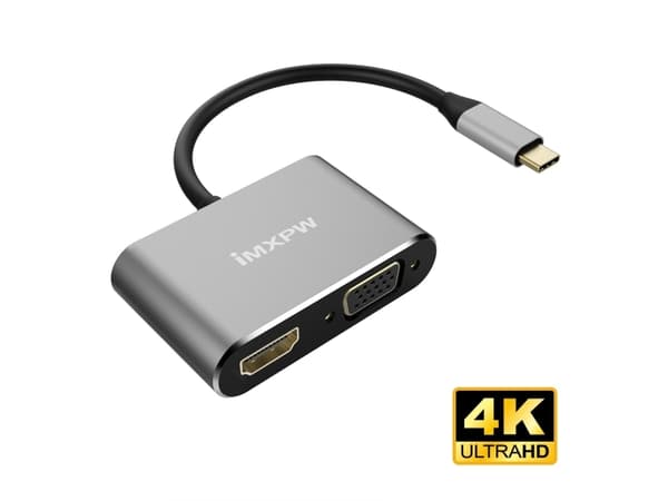 Delock - Extern videoadapter - RTD2171U - USB-C - HDMI - svart