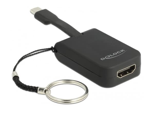 Delock - Extern videoadapter - RTD2171U - USB-C - HDMI - svart