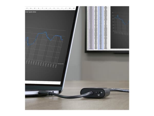 StarTech.com USB-C till HDMI-adapter - 4K 60 Hz - Videokort - TAA-kompatibel - 24 pin USB-C hane till HDMI hona - 19 cm - svart - 4K60Hz (3840 x 2160
