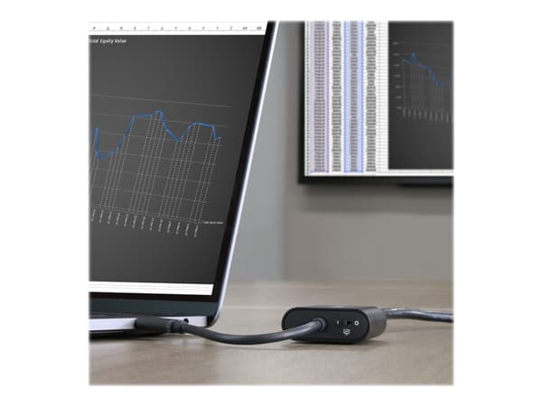 StarTech.com USB-C till HDMI-adapter - 4K 60 Hz - Videokort - TAA-kompatibel - 24 pin USB-C hane till HDMI hona - 19 cm - svart - 4K60Hz (3840 x 2160
