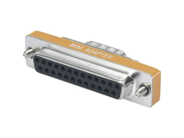 BKL Electronic Seriel Adapter [1x D-SUB-bøsning 25-pol. - 1x D-SUB-stik 9-pol. ] Orange