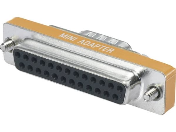 BKL Electronic Seriel Adapter [1x D-SUB-bøsning 25-pol. - 1x D-SUB-stik 9-pol. ] Orange