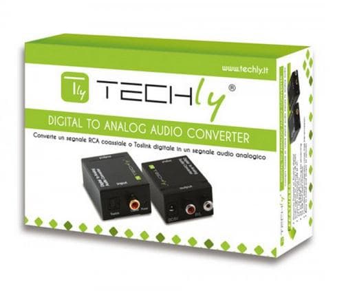 Techly IDATA SPDIF-3, Multiconnection, RCA, Svart
