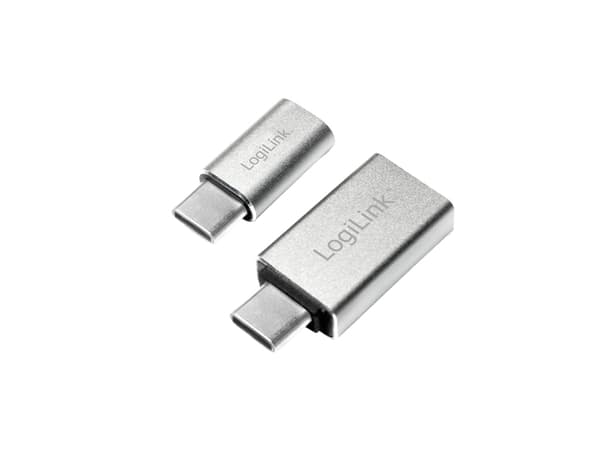 LogiLink AU0040, USB 3.1 C, USB 3.0 A, Micro USB 2.0, Gjuten aluminium
