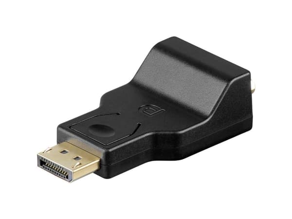 Goobay 63489, DisplayPort, VGA, Sort