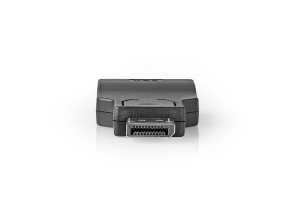 Nedis - Video adapter - DisplayPort (hann) til HD-15 (VGA) (hunn) - svart