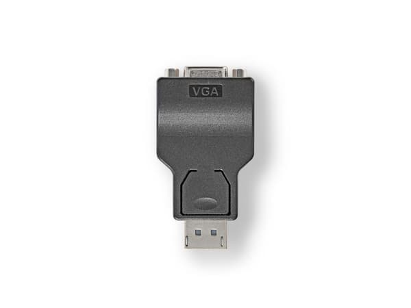 Nedis - Video adapter - DisplayPort (hann) til HD-15 (VGA) (hunn) - svart