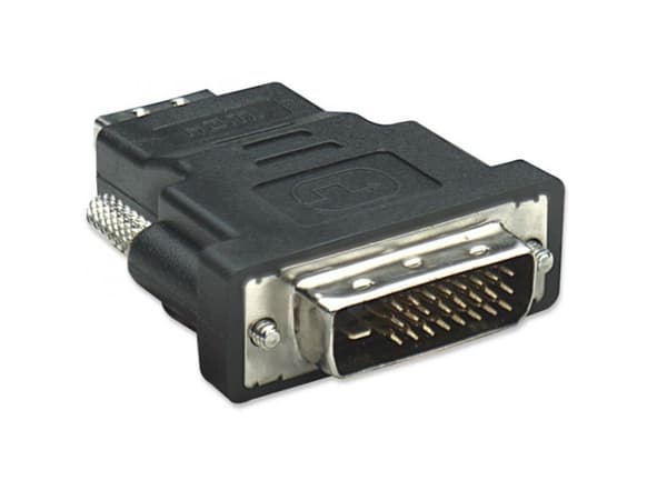 Techly DVI-D - HDMI M/F, DVI-D, HDMI, Sort
